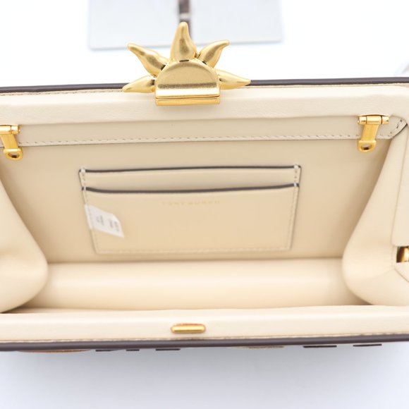 NWT Tory Burch Love Is Universal Frame Mini Leather Crossbody Clutch Bag - Picture 4 of 7